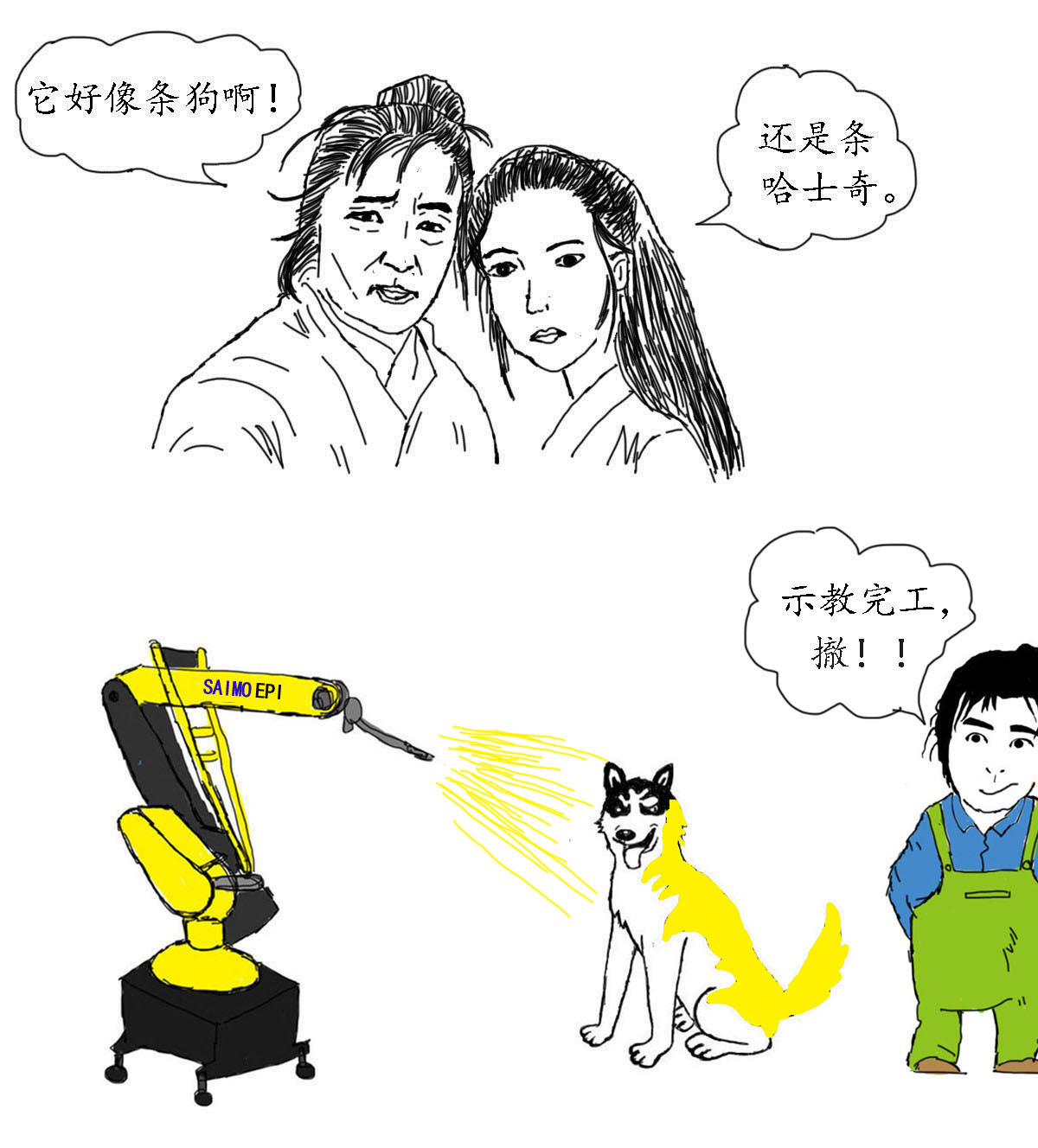 噴涂機器人